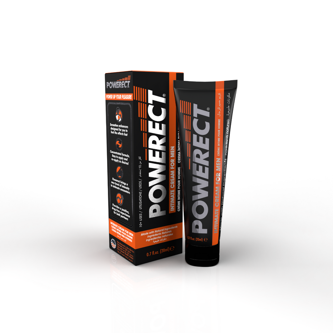 Skins Mens Powerect Intimate Cream 20ml for GREATER PLEASURE 100% Natural