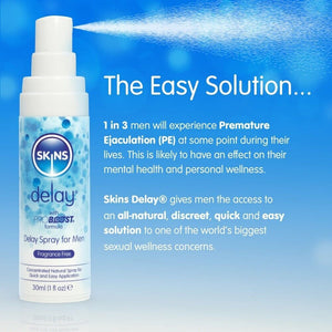 Skins Natural Delay Serum 30ml (Fragrance Free)