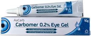 AaCarb Carbomer Eye Gel 0.2% Long Lasting Relief from Dry Eyes, Lubricating 10g