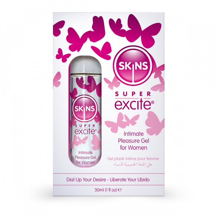Skins Super Excite Clitorial Stimulation Gel 1 Fl Oz (30ML)