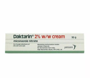 Daktarin Cream (Miconazole nitrate) Athletes Foot Skin antifungal Infection 30g
