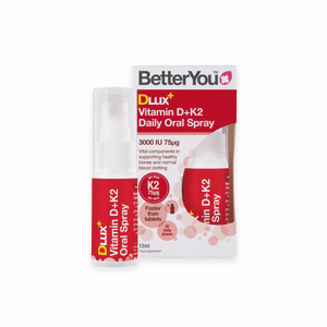 BetterYou DLux+ Vitamin D+K2 Oral Spray 3000IU (75mcg) - 12ml