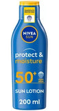 Nivea Sun Protect & Moisture Sun Lotion SPF 50+ 200ml