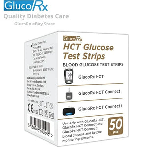 GlucoRx HCT Glucose Test Strips 50s