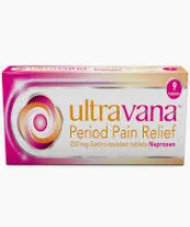Ultravana Period Pain Relief - 9 Tablets