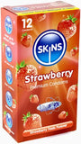 Skins Condoms Strawberry 12 Pack