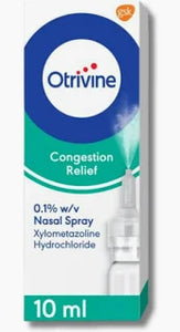 Otrivine Congestion Relief Nasal Spray 0.1% – 10ml