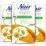 Nair Body Wax Strips with Camomile Extract 16 Strips