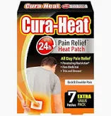 Cura-Heat Back & Shoulder Pain Value Pack 7s
