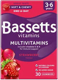 Bassetts Multivitamins Strawberry Flavour 3 - 6 years Pack of 30
