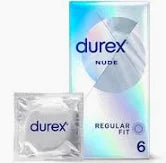 Durex Nude - 6 Condoms