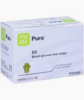 mylife Pura Blood Glucose Test Strips 50s