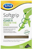 Scholl Softgrip Class 2 Knee Closed Toe Compression Hosiery - (Natural Colour)