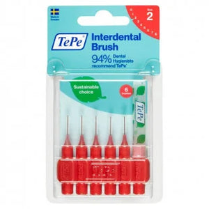 TePe Interdental Brush - 0.5mm Red