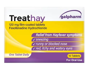 Treathay 120mg Fexofenadine Tablets Pack of 10