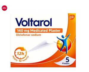 Voltarol Pain Relief Medicated Plaster 140mg 5 Patches