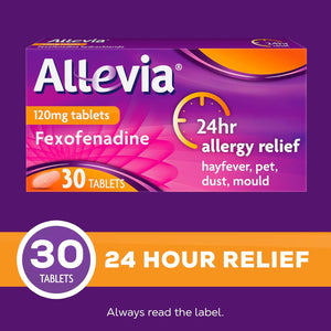 Buy Allevia Fexofenadine 120mg Hayfever Relief UK