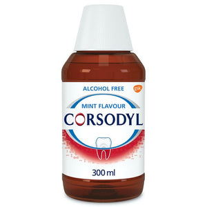 Corsodyl Mint Mouthwash 300ml - (Alcohol Free)