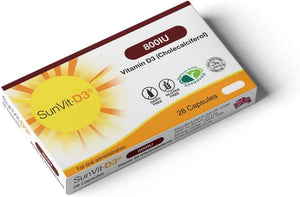 Vitamin D3 800IU (28 Daily Capsules)