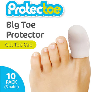 Toe Protector Gel Toe Cap - Pack of 10