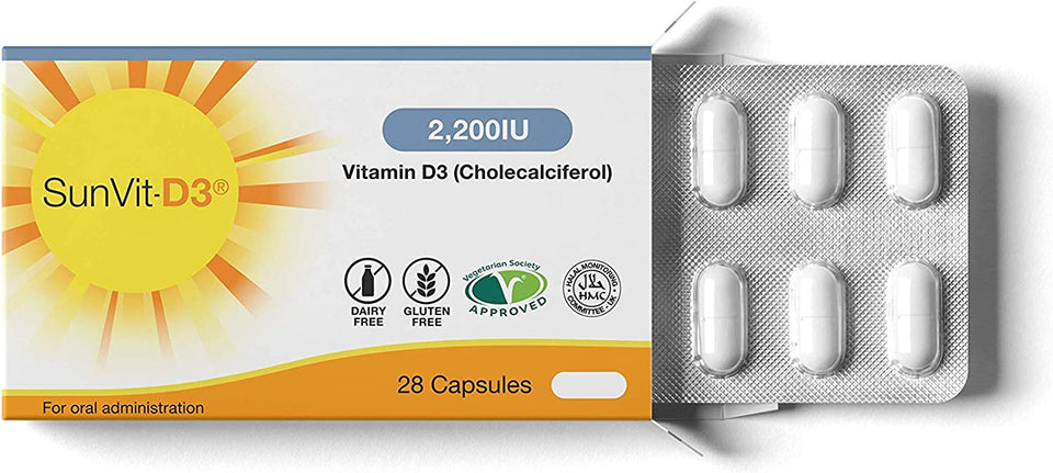 Vitamin D3 2200IU (28 Capsules Daily)