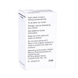 Acetazolamide 250mg