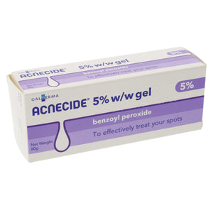 Acnecide 5% Gel Benzoyl Peroxide 30g.