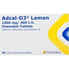Adcal-D3 Lemon Chewable Tablets 56s
