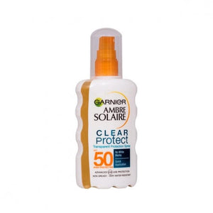 Ambre Solaire Clear Protect Sun Cream Spray SPF50 200ml.