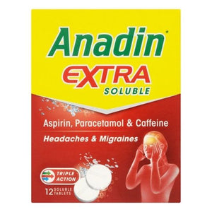 Anadin Extra Soluble Tablets 12s.