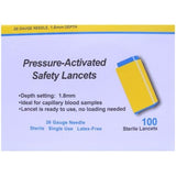 Apollo Pressure-Activated Safety Lancets.