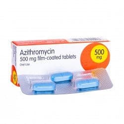 Azithromycin Tablets (Travellers Diarrhoea).