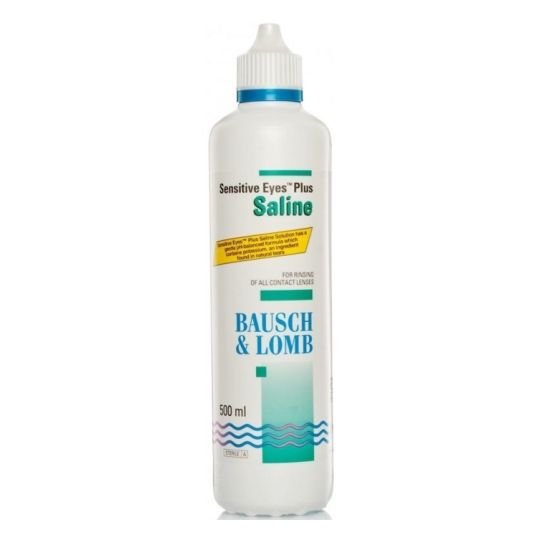Bausch & Lomb Sensitive Eyes Plus Saline 500ml.
