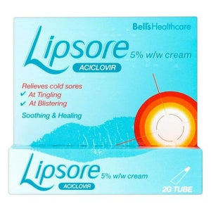 Bells Lipsore Aciclovir 5% Cream 2g.