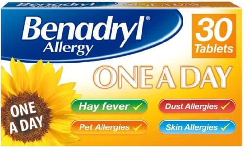 Benadryl Allergy One a Day 10mg.