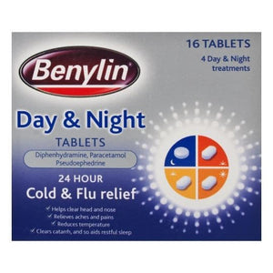 Benylin Day & Night Tablets 16s.