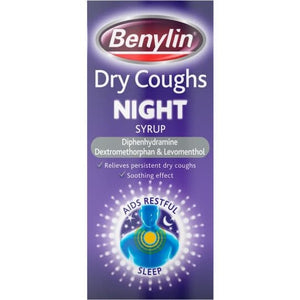 Benylin Dry Coughs Night Syrup 150ml.