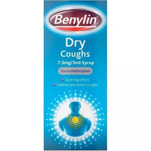 Benylin Dry Coughs Syrup 150ml.