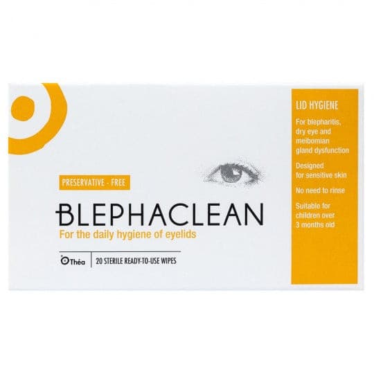 Blephaclean Preservative Free Wipes 