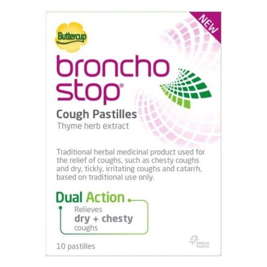 Buttercup Bronchostop Cough Pastilles 10s