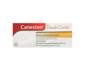 Canesten Thrush Combi Pessary and Externam Cream