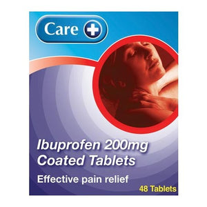 Care Ibuprofen 200mg Coated Tablets 48s.