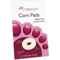 Carnation Footcare Round Corn Pads 12s.