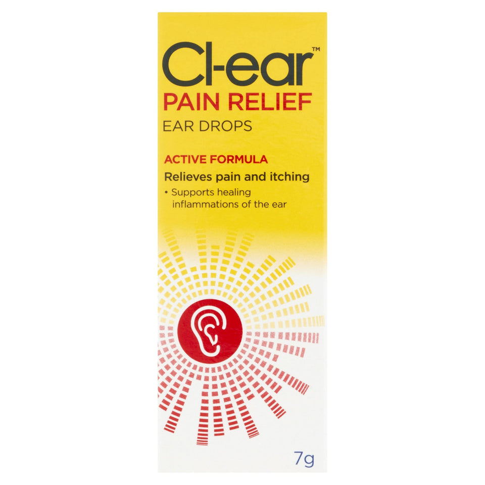 Cl-ear Pain Relief Ear Drops.