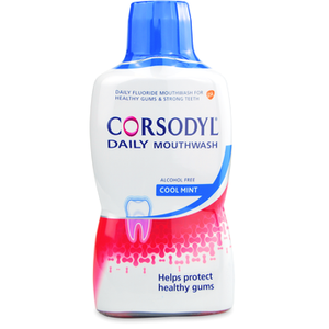 Corsodyl Daily Mouthwash Cool Mint 500ml Alcohol Free