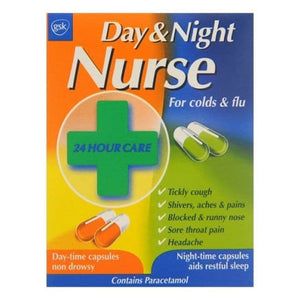Day and Night Nurse Capsules Cold and Flu