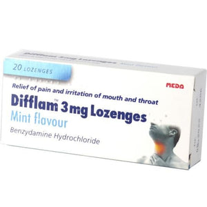 Difflam 3mg Lozenges Mint