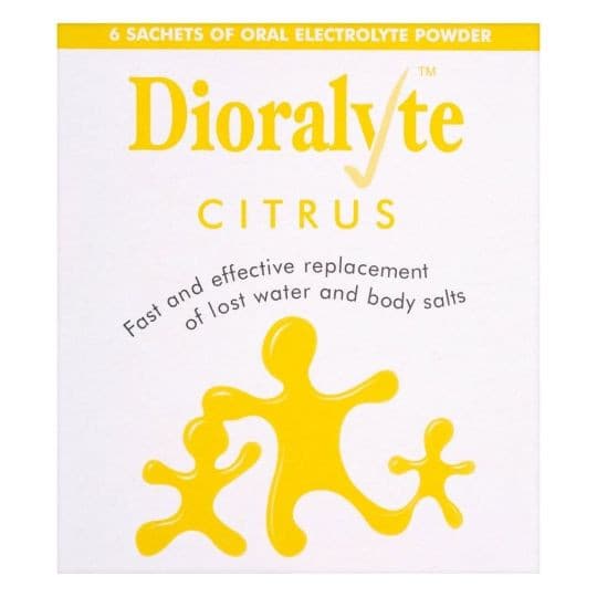 Dioralyte Citrus 6 sachets.
