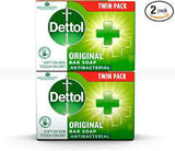 Dettol Original Antibacterial Soap Bar 100g Twin Pack