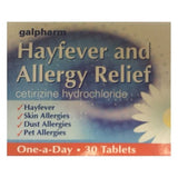 Galpharm Hayfever and Allergy Relief Tablets.